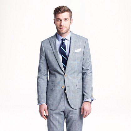 Wool-Linen Glen Plaid Suit Outfit Feedback