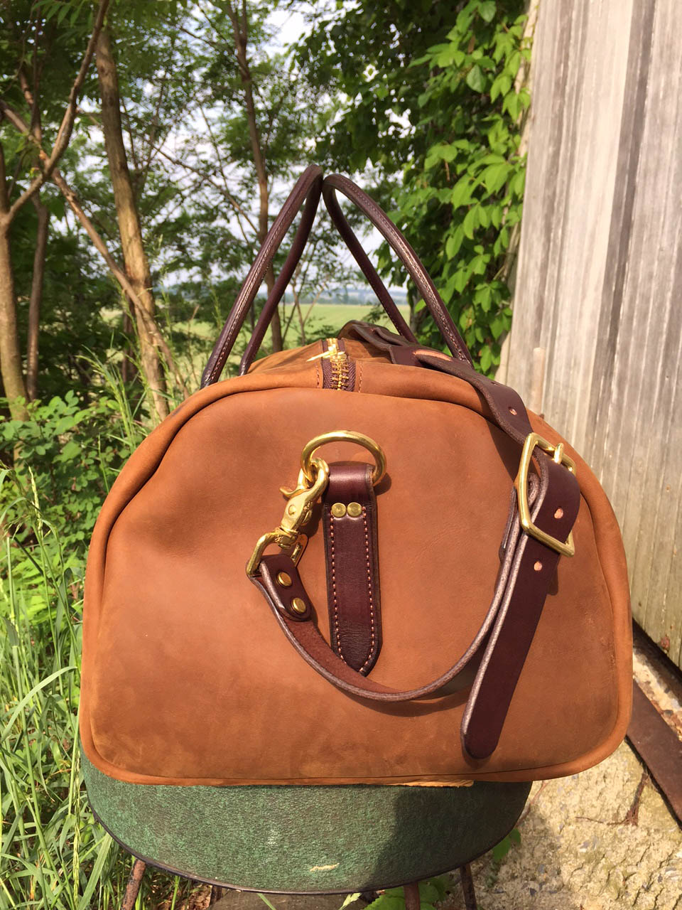 American Made Leather Duffel Bag | Styleforum