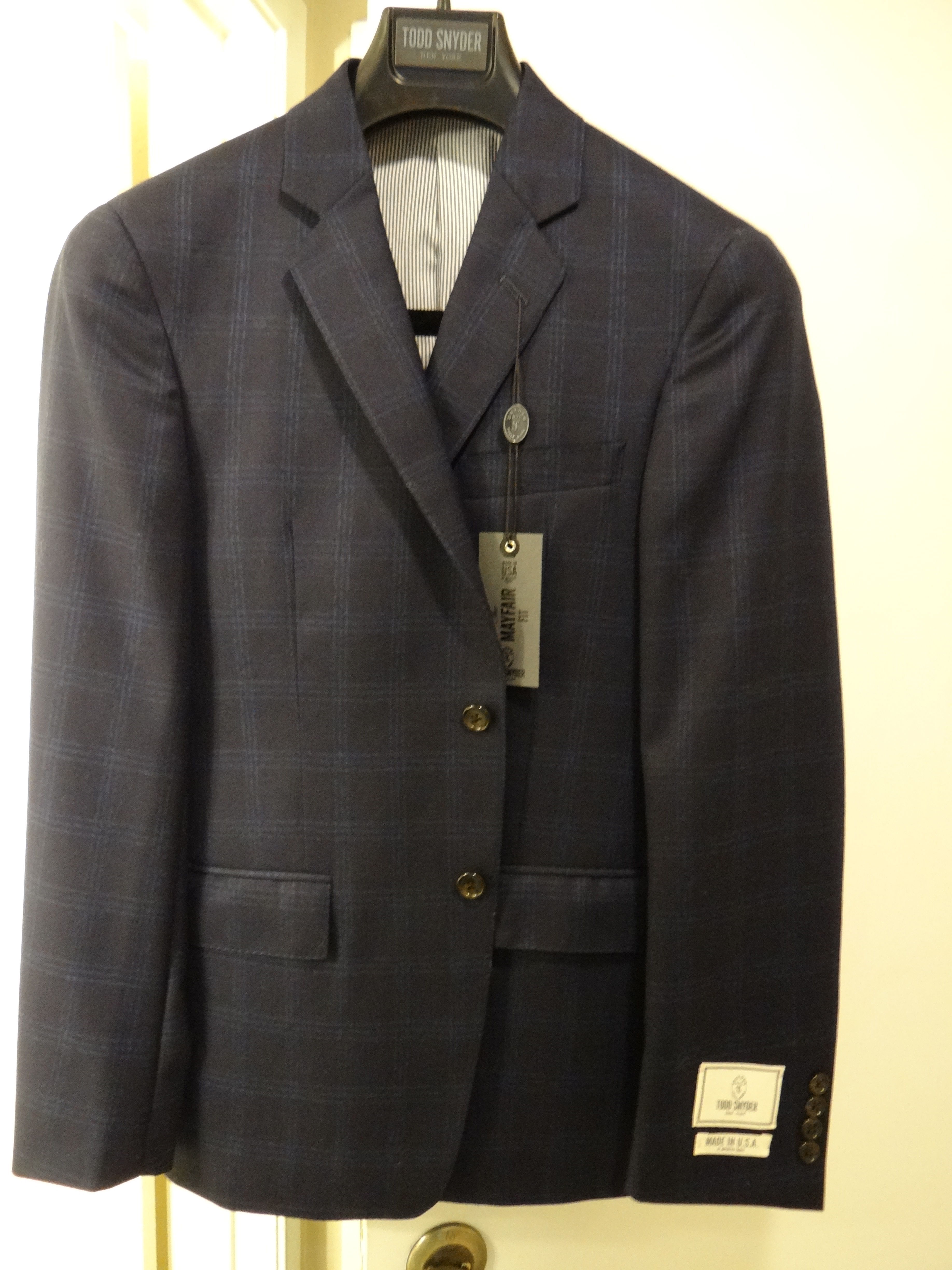 4/20 FURTHER PRICE DROP! Inexpensive NWT Navy Blue Sport Coats ...