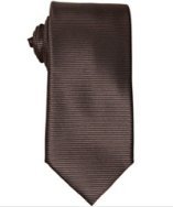 Tom Ford dark brown linear woven silk tie