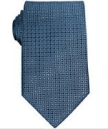 Elie Tahari navy micro square pattern silk tie