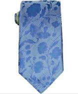 Robert Graham blue floral silk tie