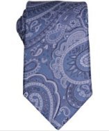 Elie Tahari purple paisley pattern silk tie