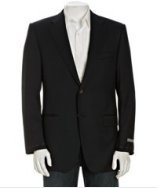 Hickey Freeman Loro Piana navy wool-cashmere 2-button 'Vanguard' blazer