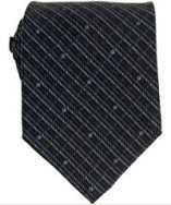 Gucci blue striped wool-silk 'Colin' tie