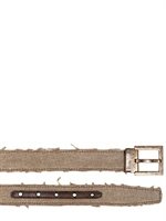 Dolce & Gabbana - 3CM DISTRESSED CANVAS BELT