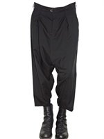 Attachment - LIGHT WEIGHT WOOL CROPPED TROUSERS