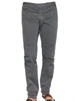 Dsquared - 18,5CM WASHED COTTON GABARDINE TROUSERS