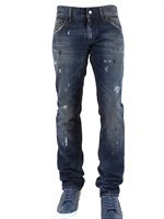 Dolce & Gabbana - 19CM GOLD DIRTY DENIM JEANS