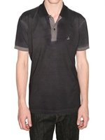 Lanvin - FADED PIQUET COTTON POLO