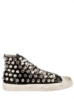 Gienchi - STUDDED CANVAS SNEAKERS