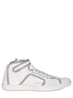 Pierre Hardy - CANVAS PIPING CALFSKIN SNEAKERS