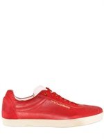 Dolce & Gabbana - SUEDE INSERTS VINTAGED CALF SNEAKERS