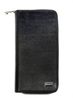 Dolce & Gabbana - ZIPPED AROUND TEXTURED CALF WALLET