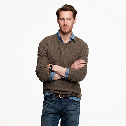 J. Crew Cashmere Cable Sweater