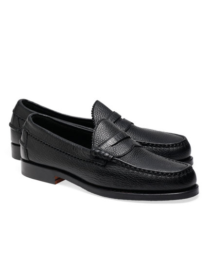 Allen Edmonds Beef Roll Pebble Penny Loafers