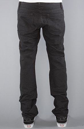 Naked & Famous Charcoal Herringbone Full Back Fit Pic.jpg