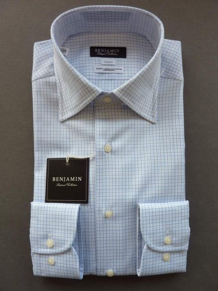 8. White with Blue and Light Blue plaid.jpg