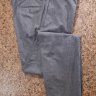 $1250 sz 38R Beslvest for trillion mid gray  cashmere wool flat front dress pants