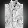 SOLD❗️EIDOS White Seersucker Western Shirt 15.5/39