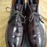 Alden Color 8 Shell Cordovan Chukka with Commando Soles, Size 7D, Barrie Last.