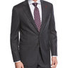 GRAIL NWT ISAIA SOLID CHARCOAL SUIT 38R 100% WOOL