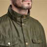 Barbour Lightweight 4oz Ogston waxed cotton jacket "Archive Olive" size Small
