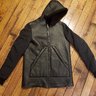 RICK OWENS 52 Black Shearling Medium Leather Down Sleeve Jacket Stenberg