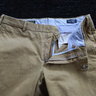 Epaulet Walt trousers in British tan, size 33