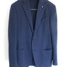 [SOLD] Lardini Navy Cotton Jacquard Sports Jacket - size 36/46