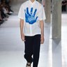 Dries Van Noten Hand Print Shirt size 46 (Small), BNWT