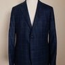 HACKETT blue wool plaid sportcoat - Size 42 US / 52 EU - NWOT