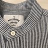 SOLD - Portuguese Flannel band collar shirt size M