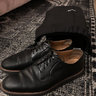 SOLD :: Vince Black Derby Size 44/10 (Fits 10.5 or 11) Made in Italy