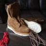 BNIB Viberg Snuff Calf Suede Hunter Boots, 2040 last, Size 9