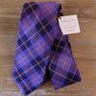 HOLLIDAY & BROWN skinny silk purple plaid tie - NWT