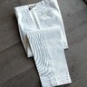 SOLD: LUXIRE Cotton Drill White Twill Dress Chino Trousers