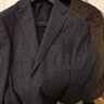 PRICE DROP 1/9: CANALI KEI NAVY GINGHAM, CASHMERE 40R SPORTCOAT