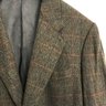 Hickey Freeman “Boardroom” Cashmere Blend Olive Colorful Check Tweed Sport Coat Blazer 41