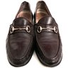 Church’s Shoes Handmade Made In Italy Burgundy Leather Horsebit Bit Loafers 10 N
