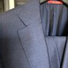 Isaia Blue Sanita Striped Super 140's Suit