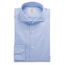 $125 NWT LUIGI BORRELLI 15R LIGHT BLUE OXFORD DRESS SHIRT HANDMADE IN ITALY