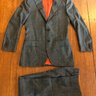 Suitsupply Jort Grey Bird's Eye Super 150's Wool 3 Roll 2 Suit: 34R