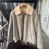 Gone - Todd Snyder Grey Suede Shearling