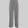 SOLD❗️LOEWE Wide-leg Pleated Houndstooth Wool Pants Grey IT48/32-33