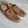 Alden Snuff Suede PTB leather shoes with Alden shoe trees
