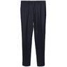 Luigi Bianchi Mantova Slim Navy Wool Flannel Dress Pants IT46/30-31