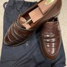 Ralph Lauren Marlow shell cordovan loafers, 9 1/2 D, retail $1000+