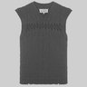 SOLD❗️Maison Margiela Diamond-Jacquard Wool V-Neck Sweater Vest S/M