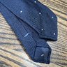 Price Drop: Sam Hober Grenadine Fina Ties with Hand Sewn Pin Dots